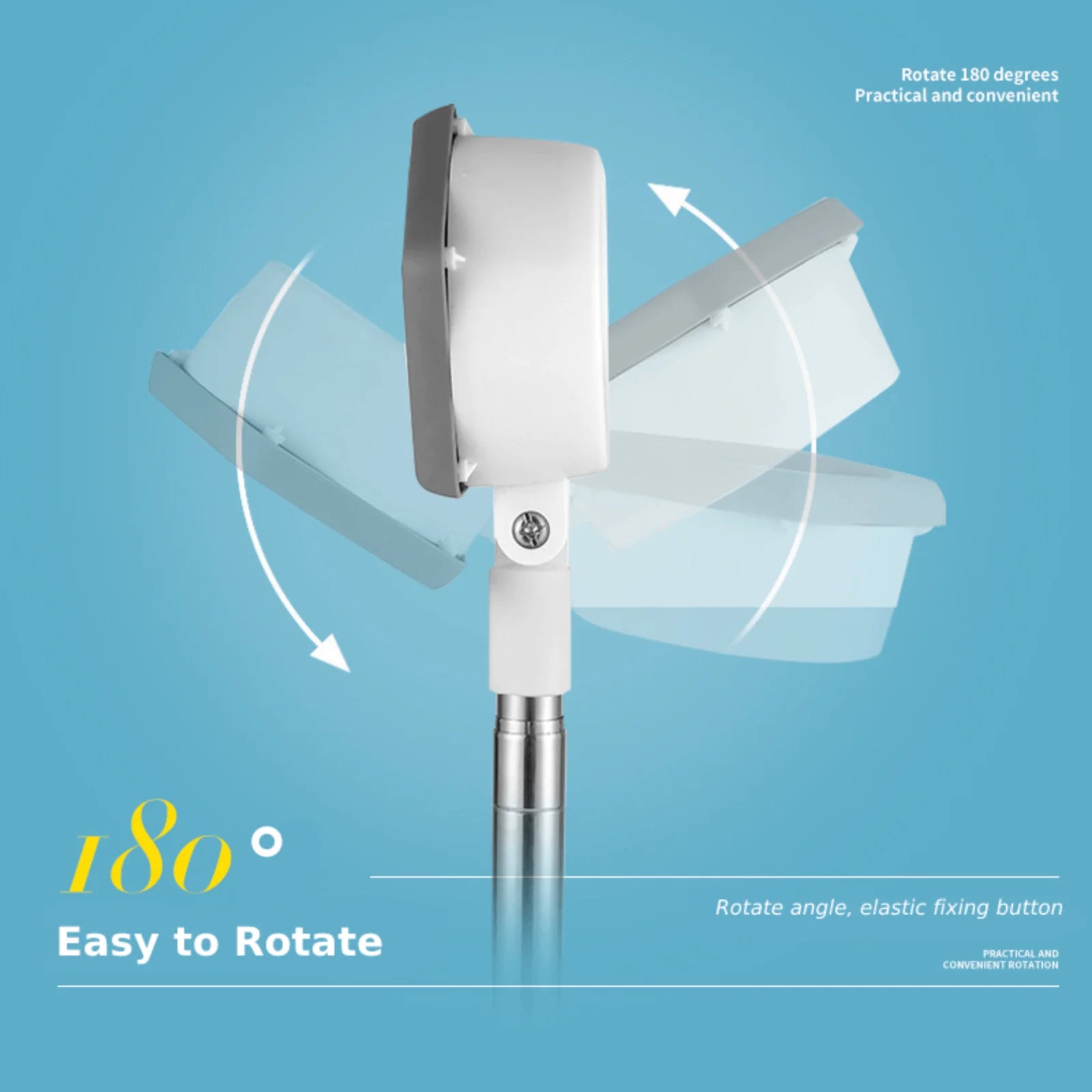 Adjustable Hair Dryer Holder Floor Stand Hands Free