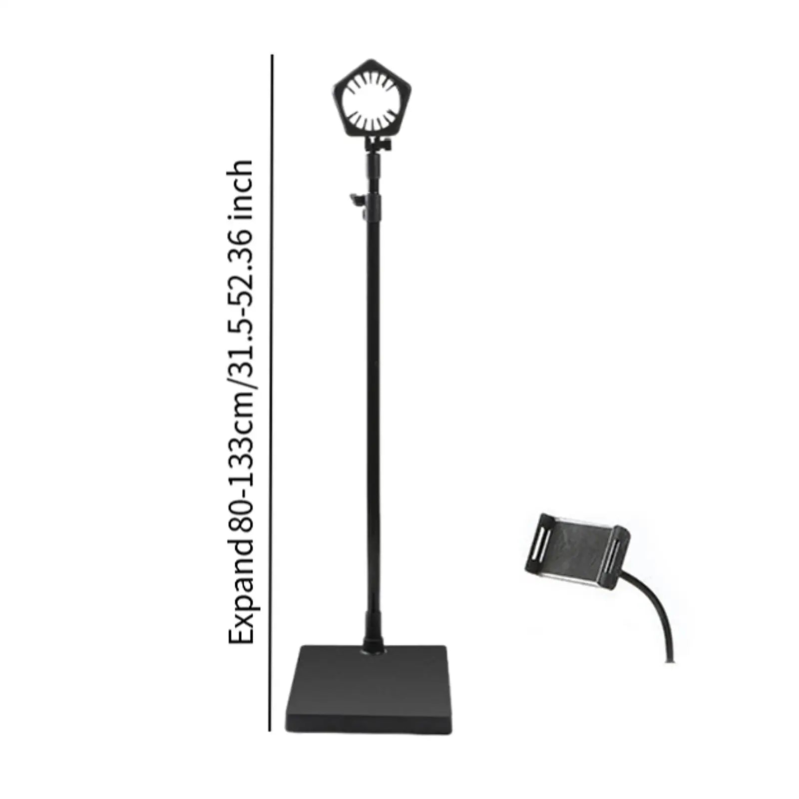 Adjustable Hair Dryer Holder Floor Stand Hands Free